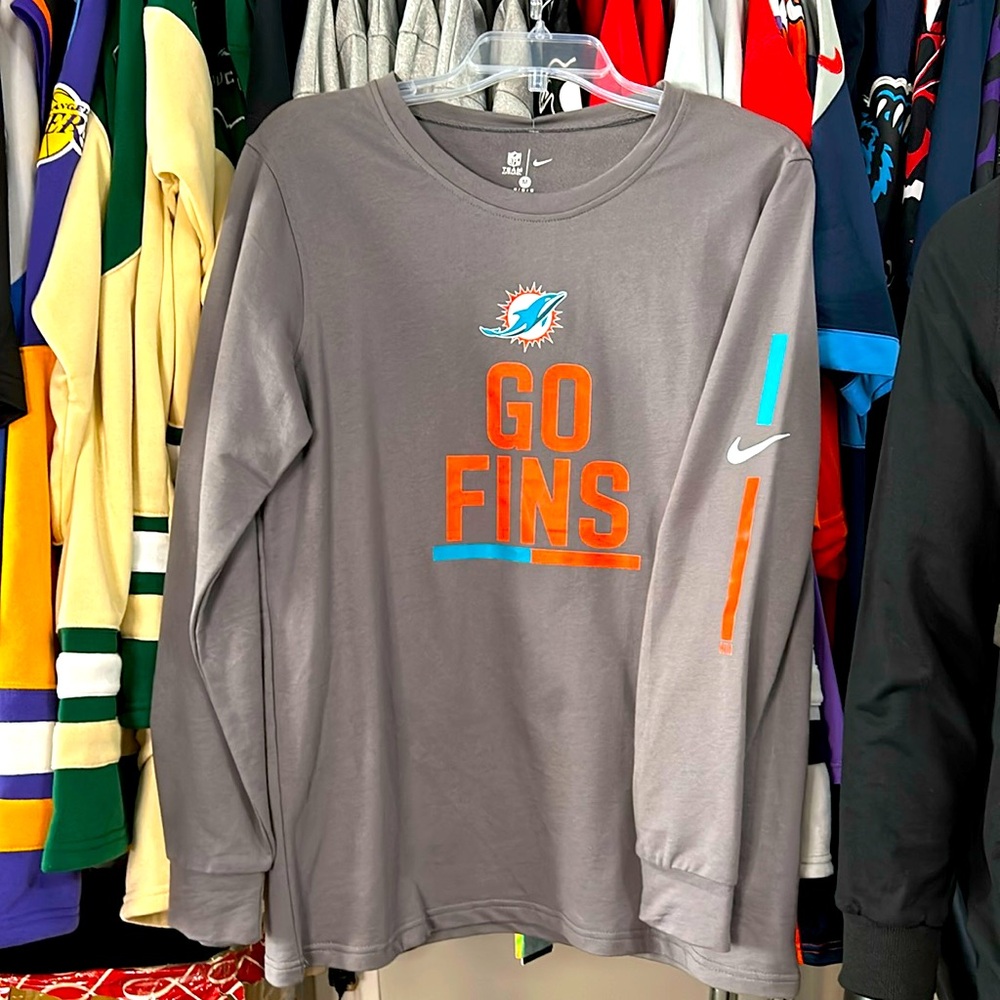 Miami Dolphins Long Sleeve T-Shirt NWT